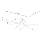 Pendelleuchte TIMBO 8 weiß Sollux Lighting