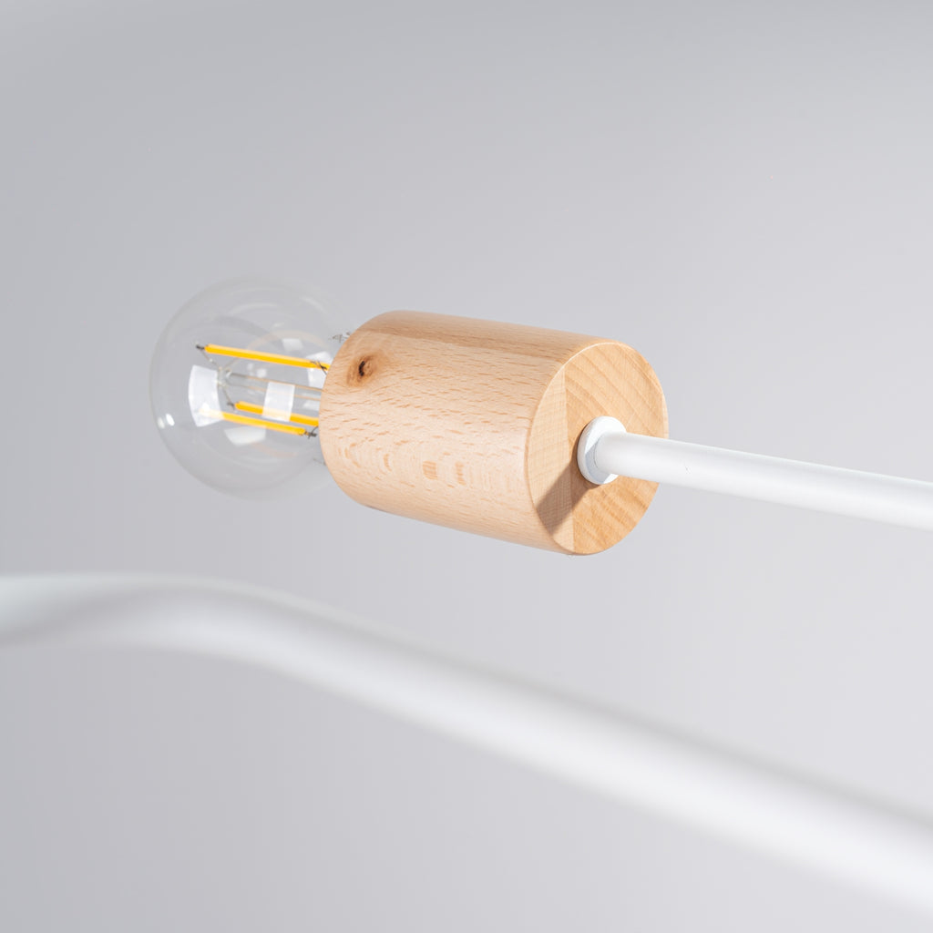 Pendelleuchte TIMBO 8 weiß Sollux Lighting
