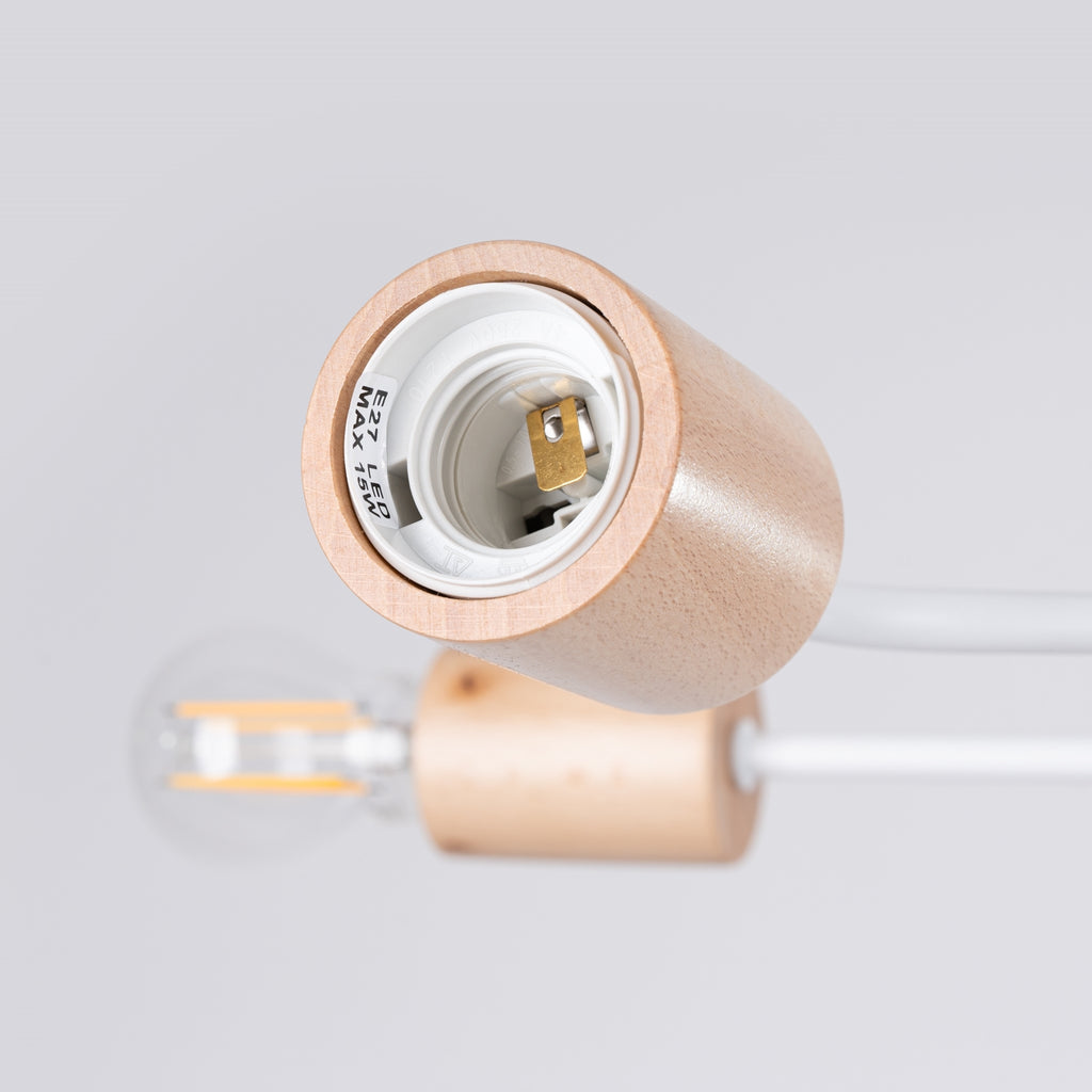 Pendelleuchte TIMBO 8 weiß Sollux Lighting