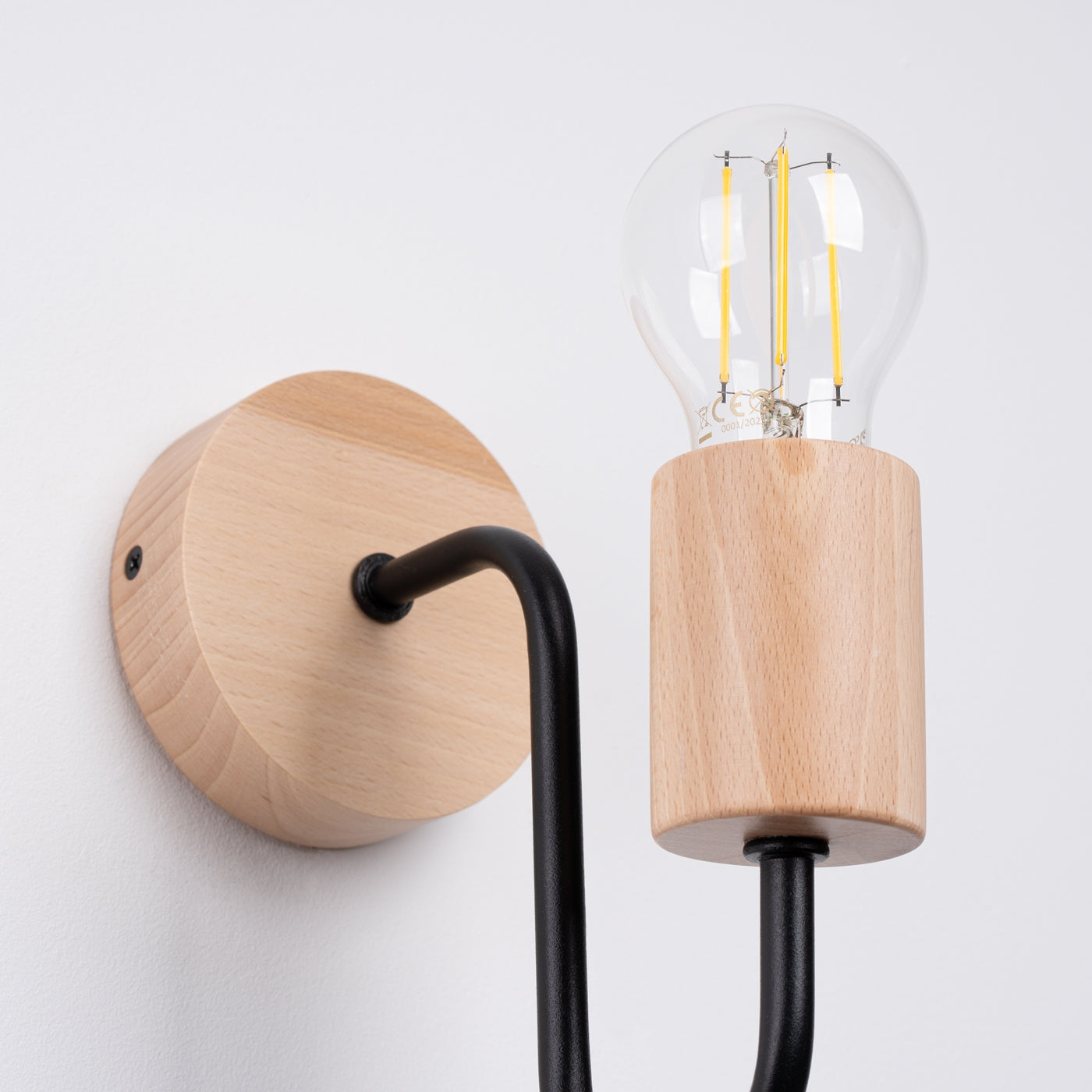 Wandleuchte TIMBO schwarz Sollux Lighting