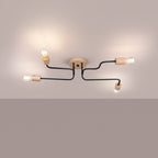 Pendelleuchte TIMBO 4 schwarz Sollux Lighting