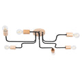 Pendelleuchte TIMBO 6 schwarz Sollux Lighting