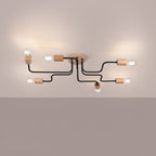Pendelleuchte TIMBO 6 schwarz Sollux Lighting