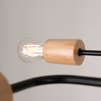 Pendelleuchte TIMBO 6 schwarz Sollux Lighting