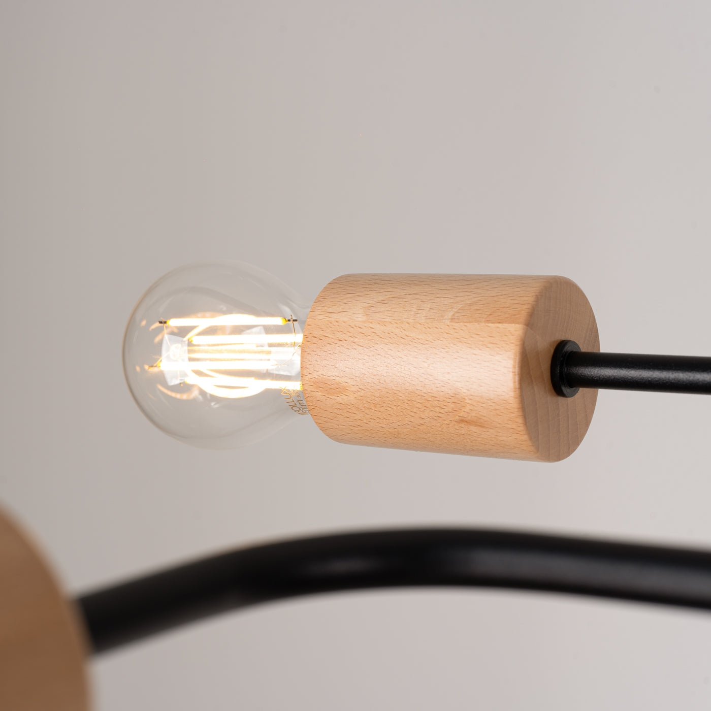 Pendelleuchte TIMBO 6 schwarz Sollux Lighting