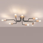 Pendelleuchte TIMBO 8 schwarz Sollux Lighting