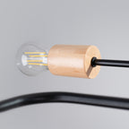 Pendelleuchte TIMBO 8 schwarz Sollux Lighting