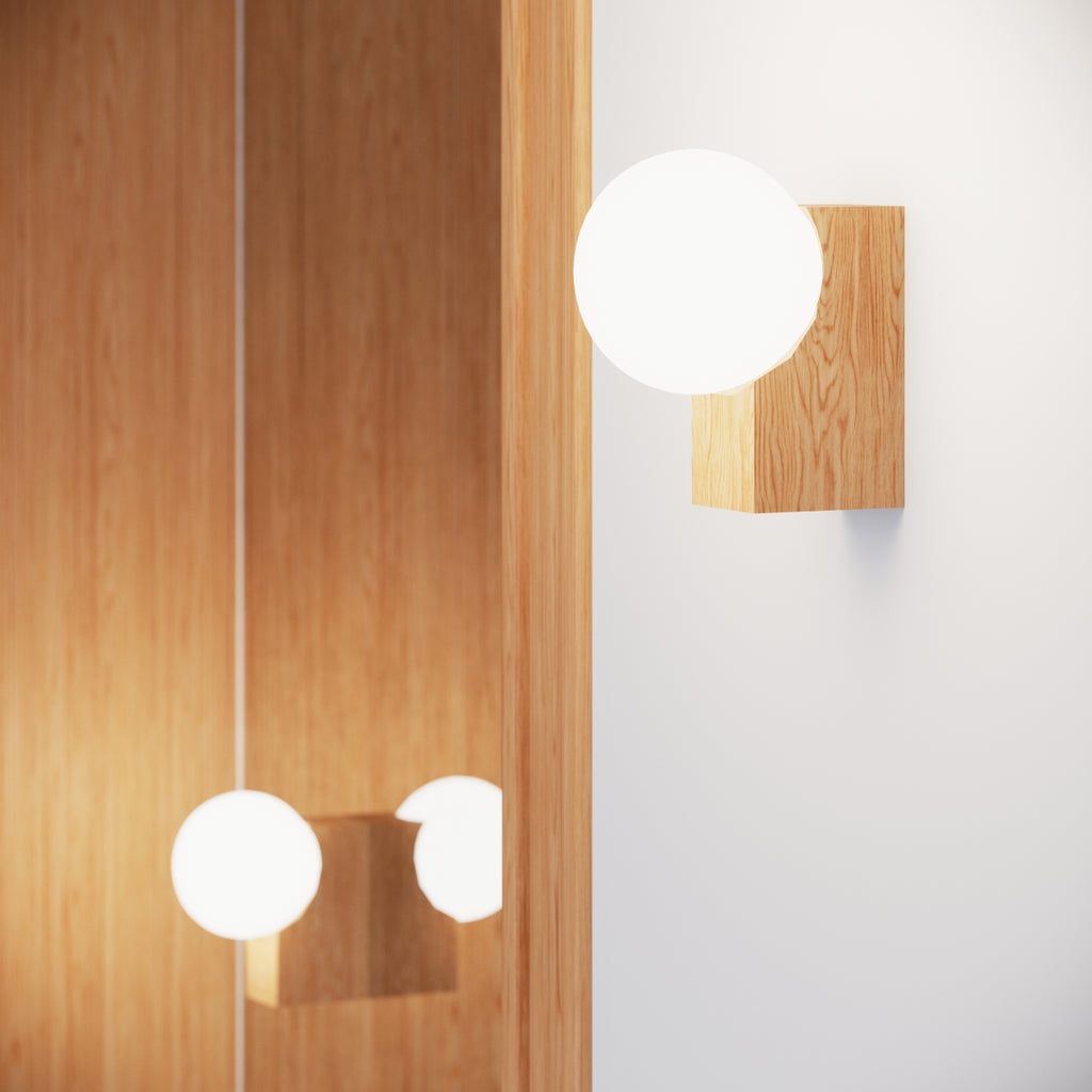 Deckenleuchte BULBO 2 Naturholz Sollux Lighting
