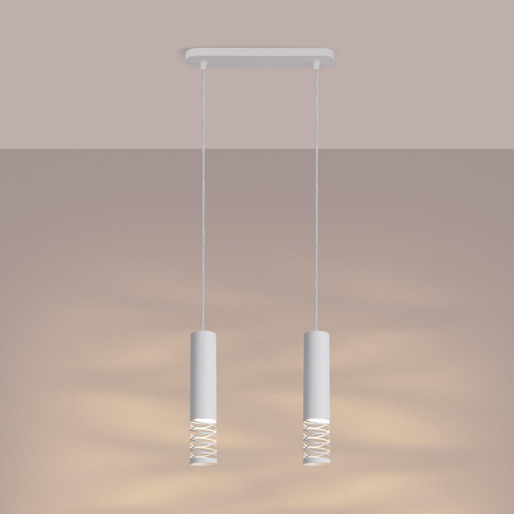 Pendelleuchte LAMI 2 weiß Sollux Lighting