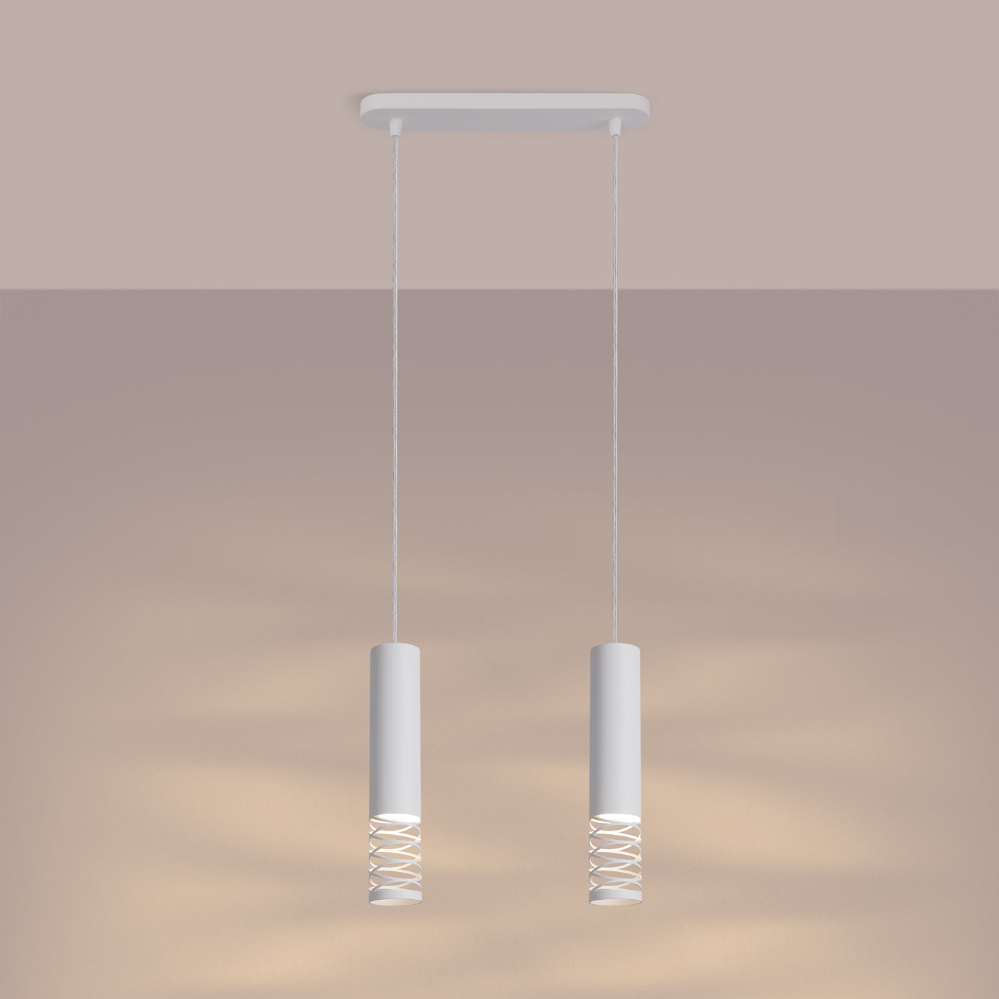 Pendelleuchte LAMI 2 weiß Sollux Lighting