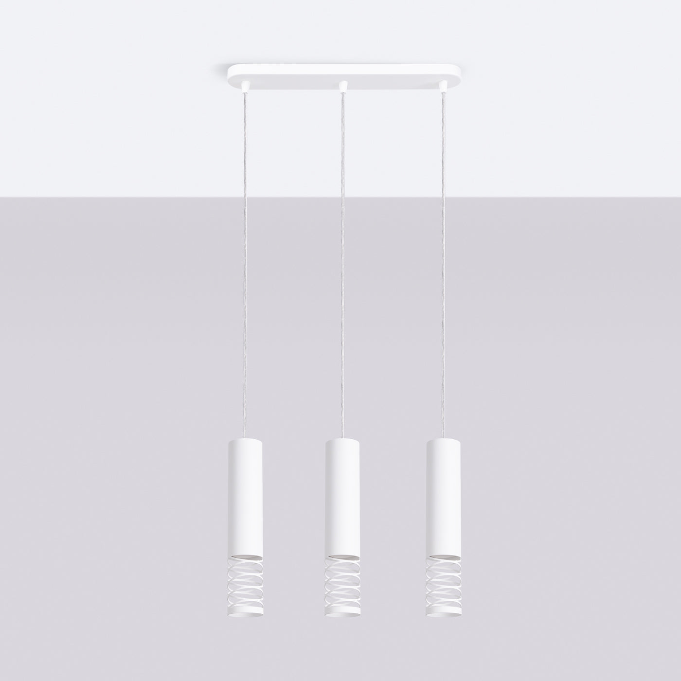 Pendelleuchte LAMI 3L weiß Sollux Lighting