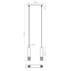 Pendelleuchte LIRO 2 weiß Sollux Lighting