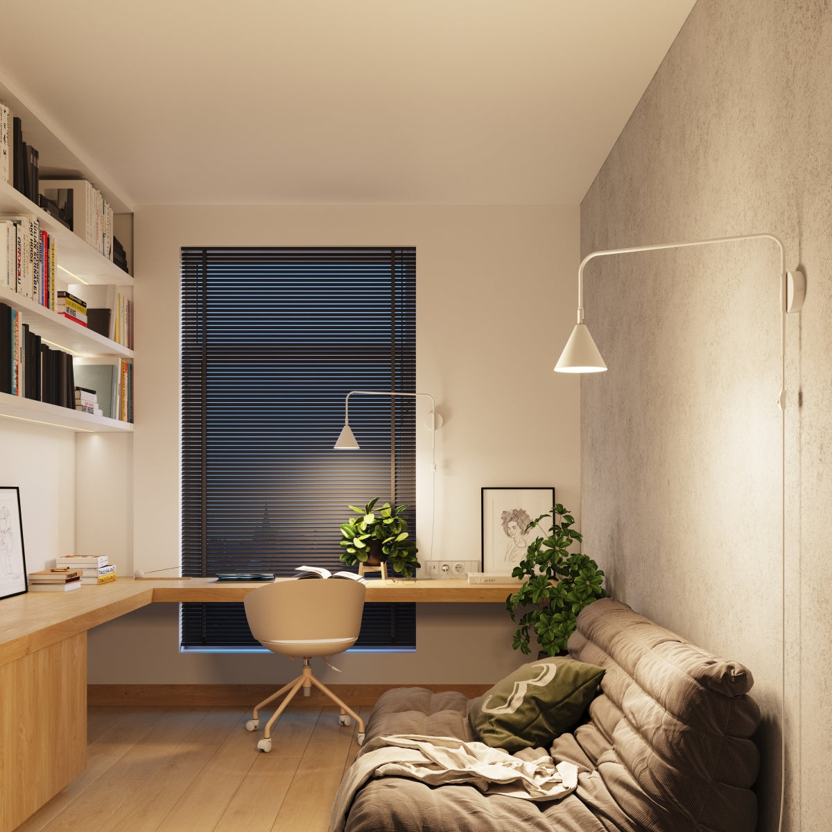 Wandleuchte NOX weiß Sollux Lighting
