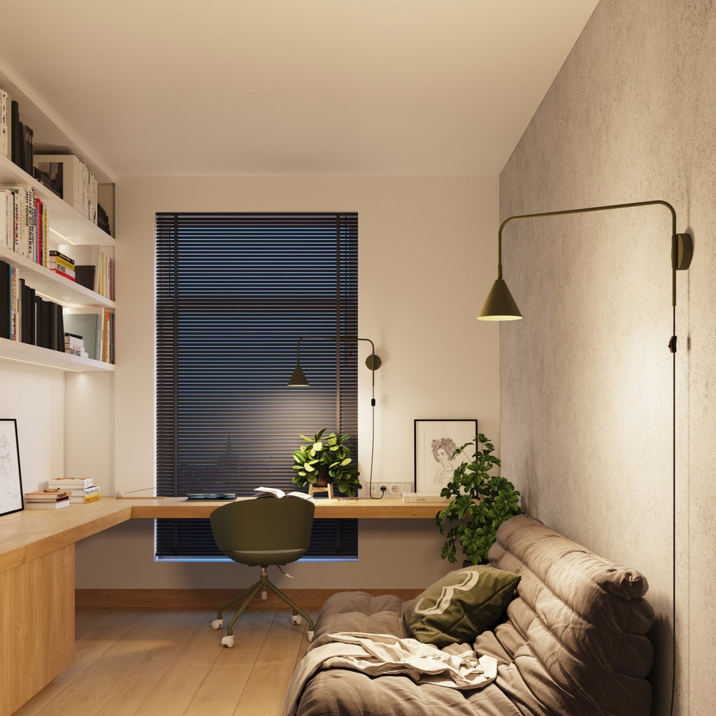 Wandleuchte NOX olivgrün Sollux Lighting