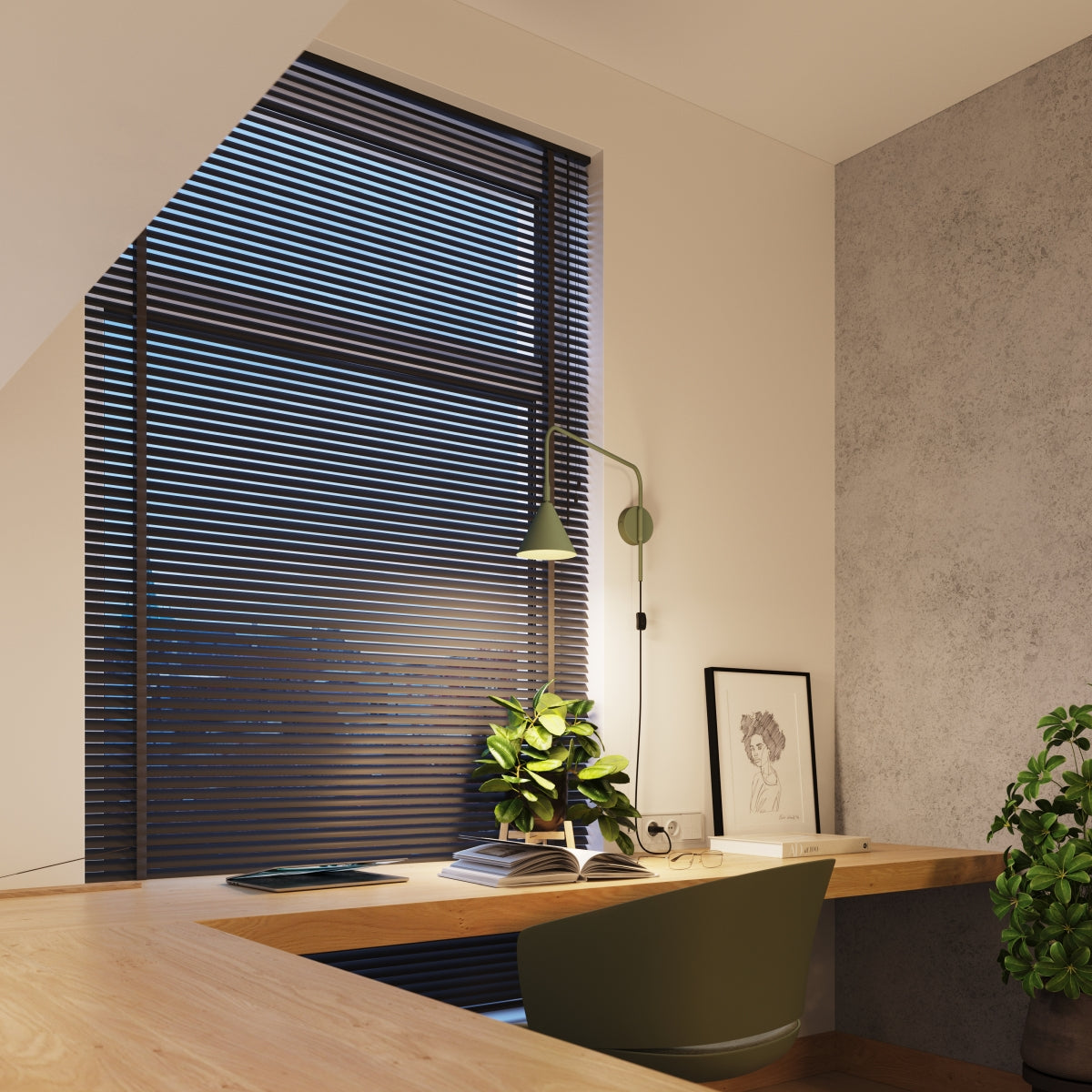 Wandleuchte NOX olivgrün Sollux Lighting