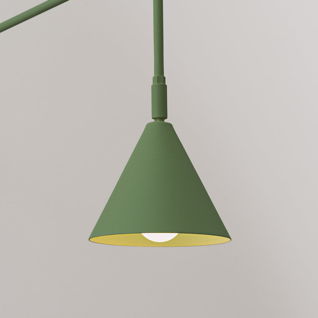 Wandleuchte NOX olivgrün Sollux Lighting