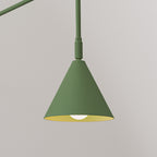 Wandleuchte NOX olivgrün Sollux Lighting