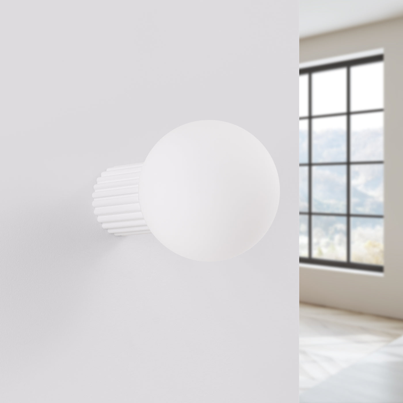 Wandleuchte HALO weiß IP44 Sollux Lighting