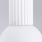 Bad-Deckenleuchte HALO weiß IP44 Sollux Lighting