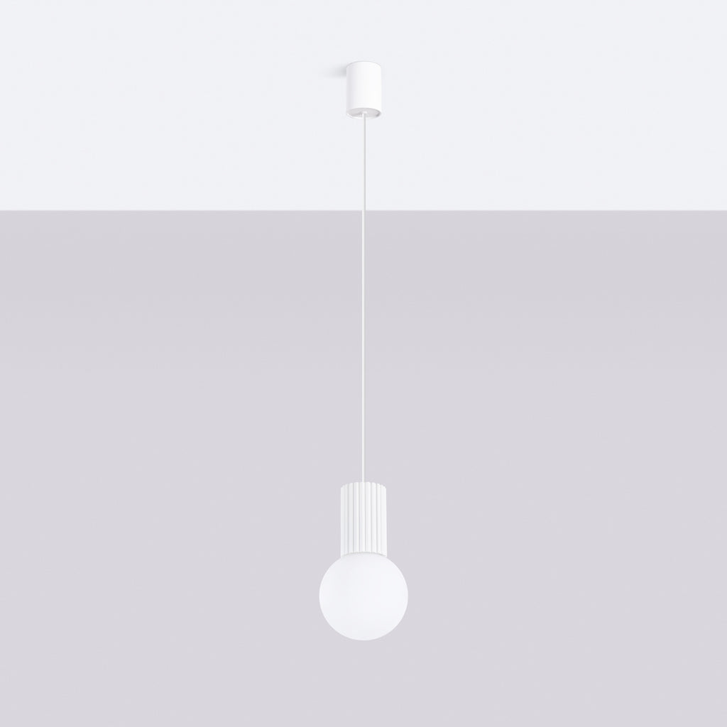 Pendelleuchte HALO 1 weiß Sollux Lighting