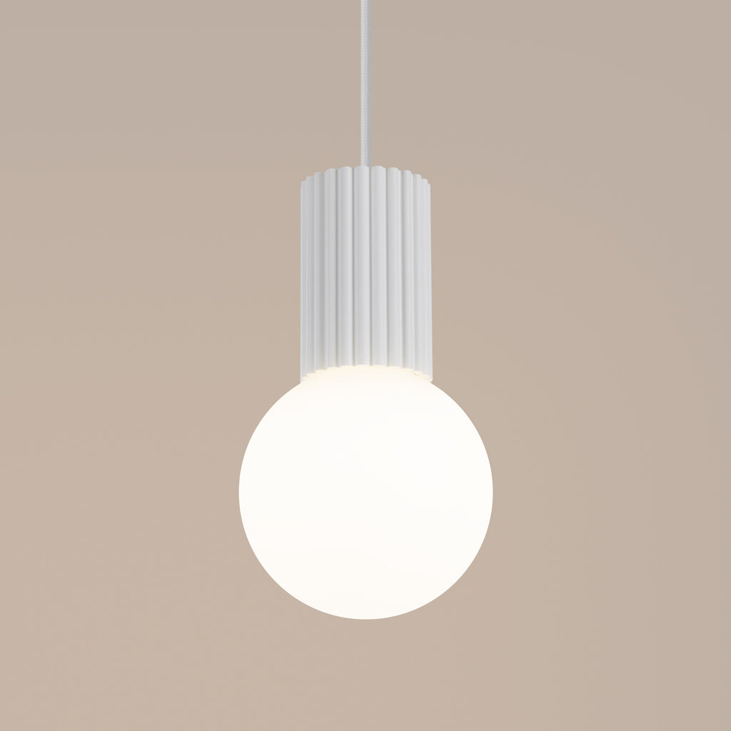 Pendelleuchte HALO 1 weiß Sollux Lighting