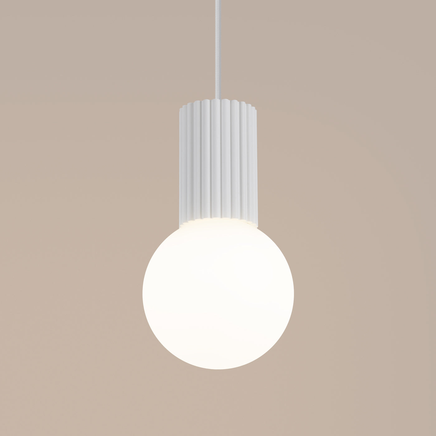 Pendelleuchte HALO 1 weiß Sollux Lighting