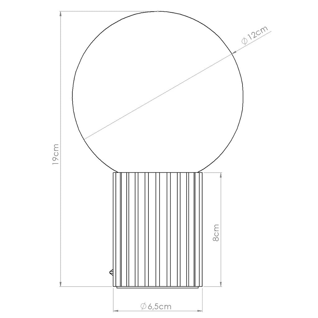 Tischleuchte HALO weiß Sollux Lighting