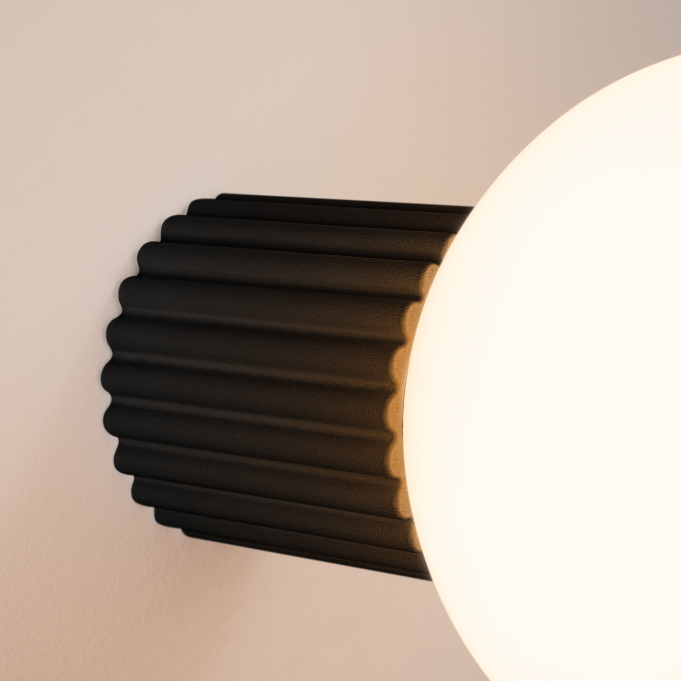 Wandleuchte HALO schwarz IP44 Sollux Lighting