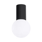 Bad-Deckenleuchte HALO schwarz IP44 Sollux Lighting