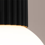 Bad-Deckenleuchte HALO schwarz IP44 Sollux Lighting