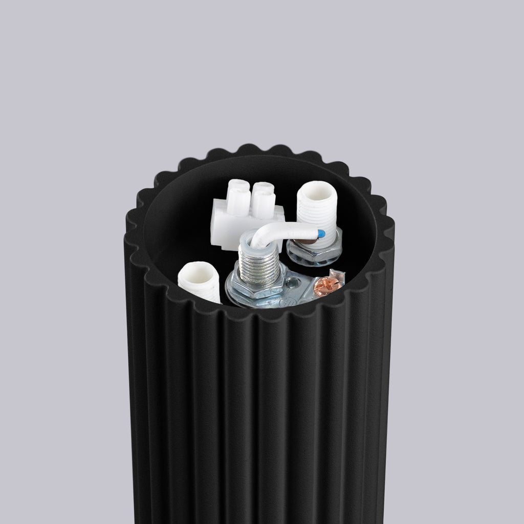 Bad-Deckenleuchte HALO schwarz IP44 Sollux Lighting