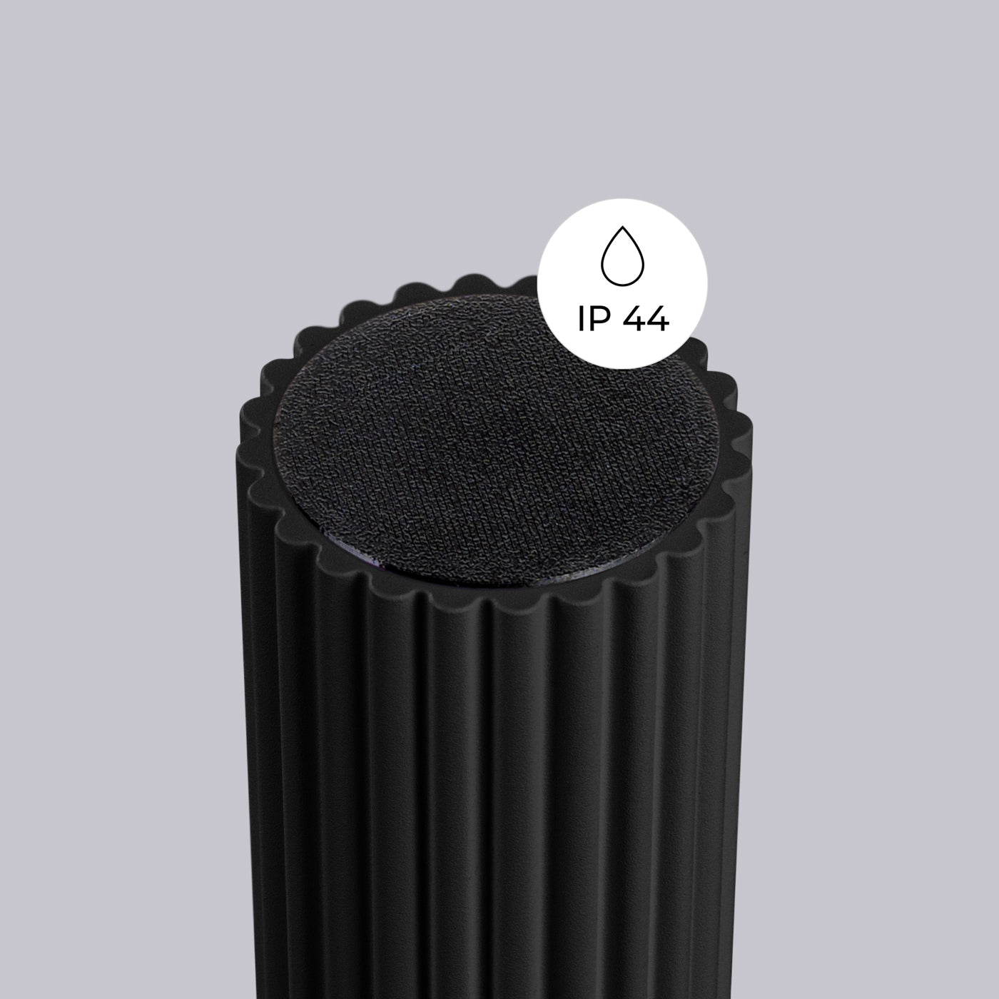 Bad-Deckenleuchte HALO schwarz IP44 Sollux Lighting