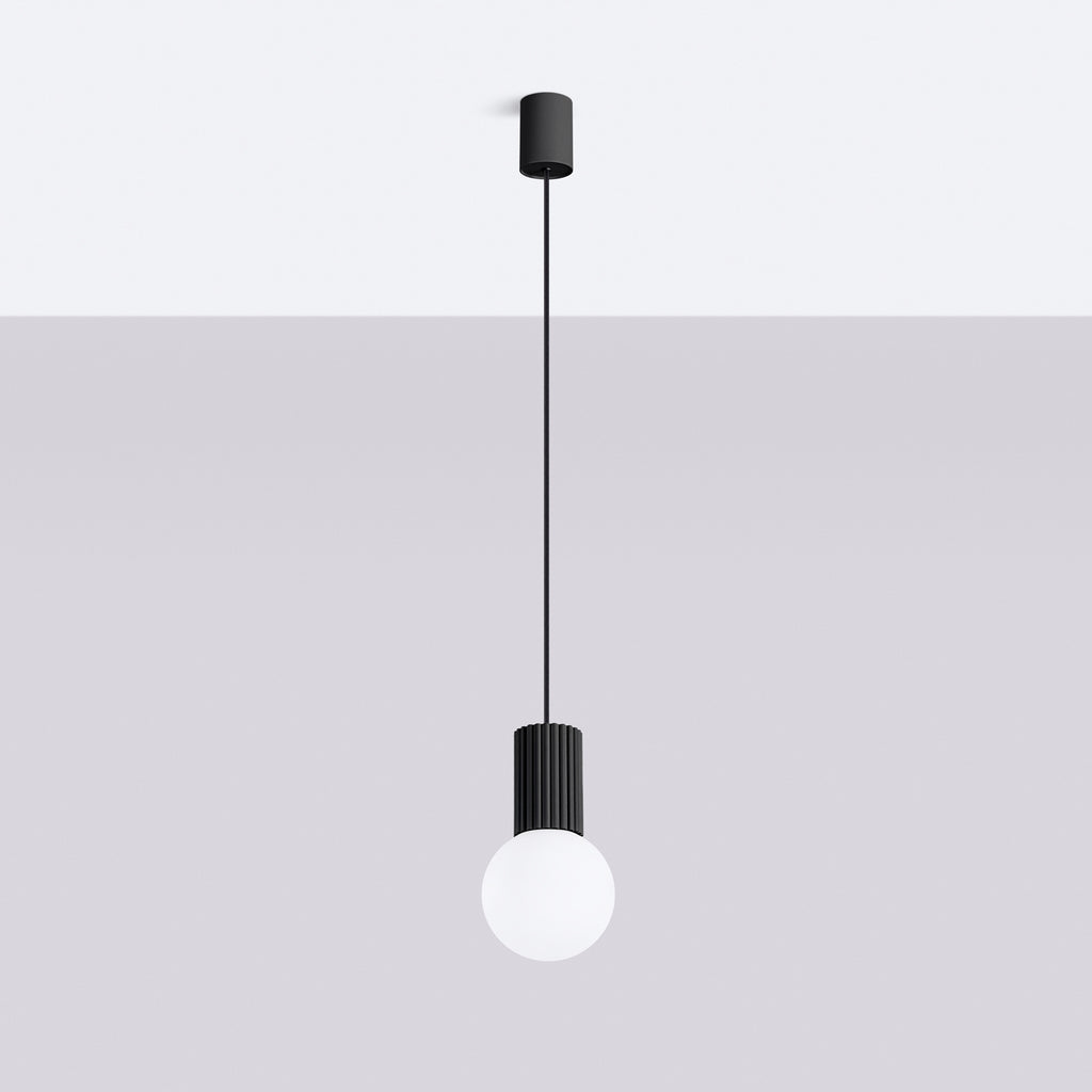 Pendelleuchte HALO 1 schwarz Sollux Lighting