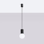 Pendelleuchte HALO 1 schwarz Sollux Lighting