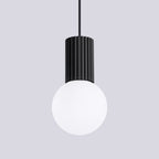 Pendelleuchte HALO 1 schwarz Sollux Lighting