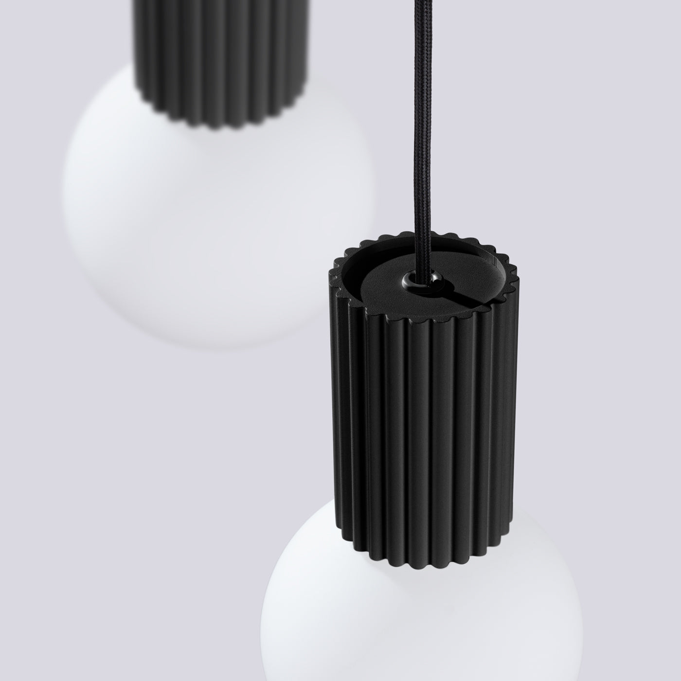 Pendelleuchte HALO 3P schwarz Sollux Lighting