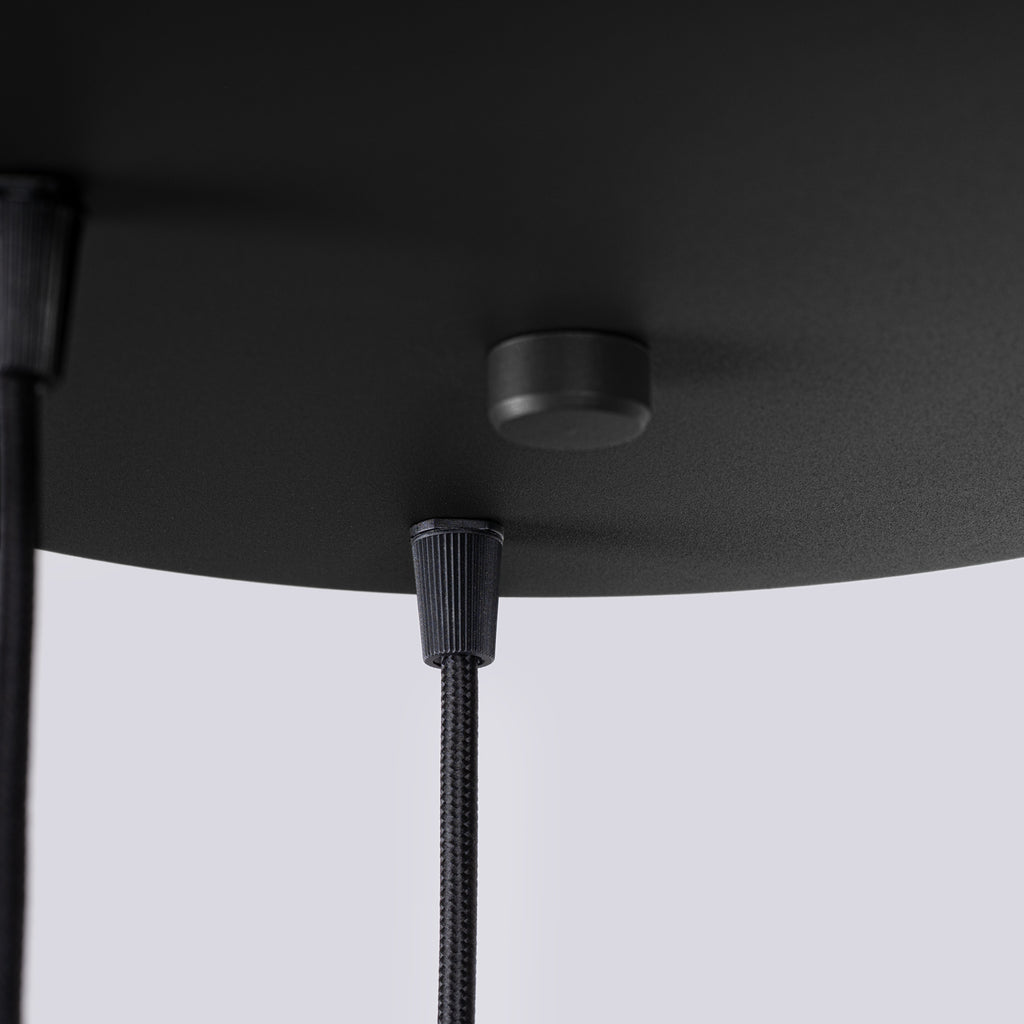 Pendelleuchte HALO 3P schwarz Sollux Lighting