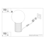 Tischleuchte HALO schwarz Sollux Lighting
