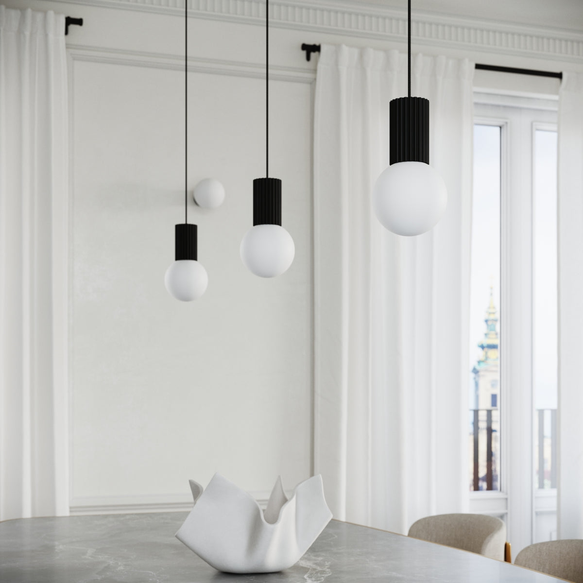 Tischleuchte HALO schwarz Sollux Lighting