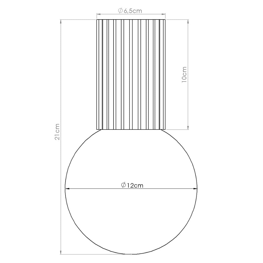 Bad-Deckenleuchte HALO beige IP44 Sollux Lighting