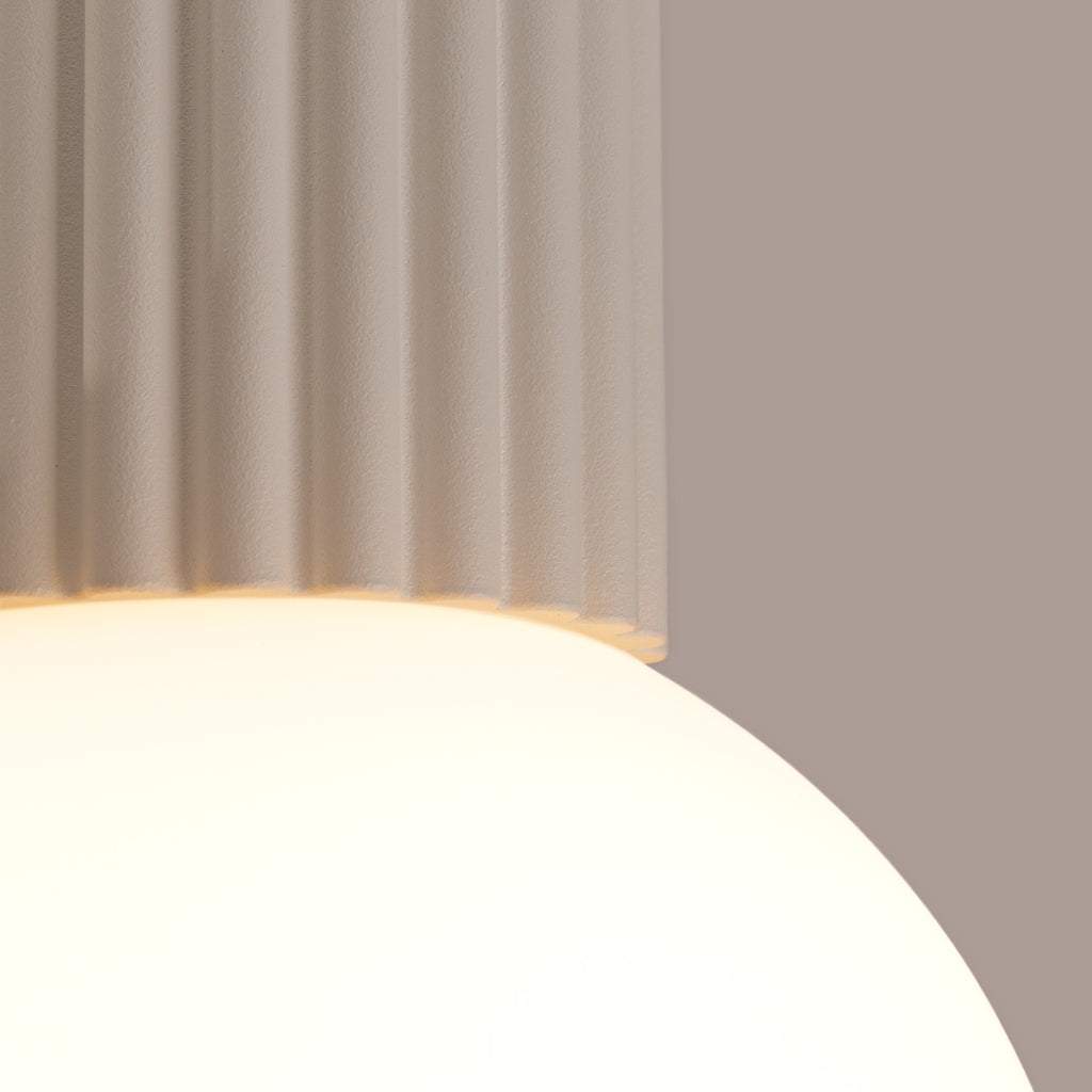 Bad-Deckenleuchte HALO beige IP44 Sollux Lighting