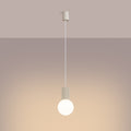 Pendelleuchte HALO 1 beige Sollux Lighting