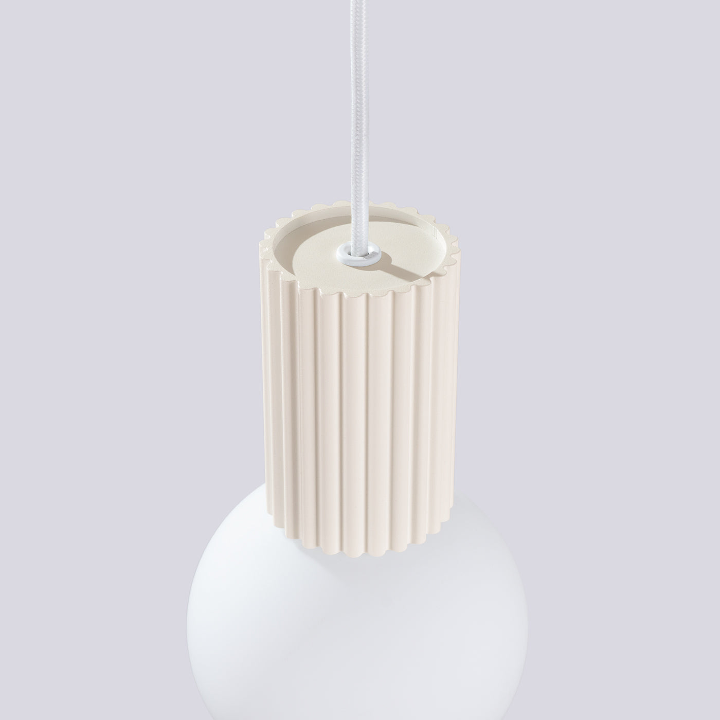 Pendelleuchte HALO 1 beige Sollux Lighting