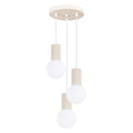 Pendelleuchte HALO 3P beige Sollux Lighting