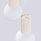 Pendelleuchte HALO 3P beige Sollux Lighting