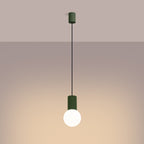 Pendelleuchte HALO 1 olivgrün Sollux Lighting