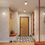 Wandleuchte HALO roter Ocker IP44 Sollux Lighting