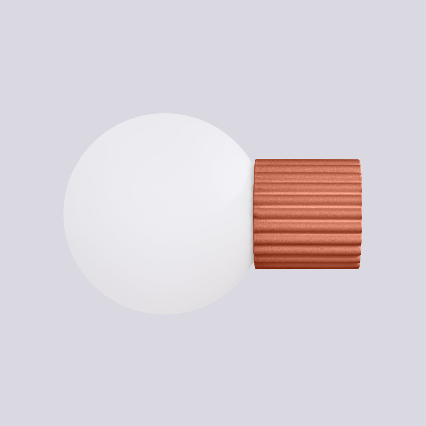 Wandleuchte HALO roter Ocker IP44 Sollux Lighting