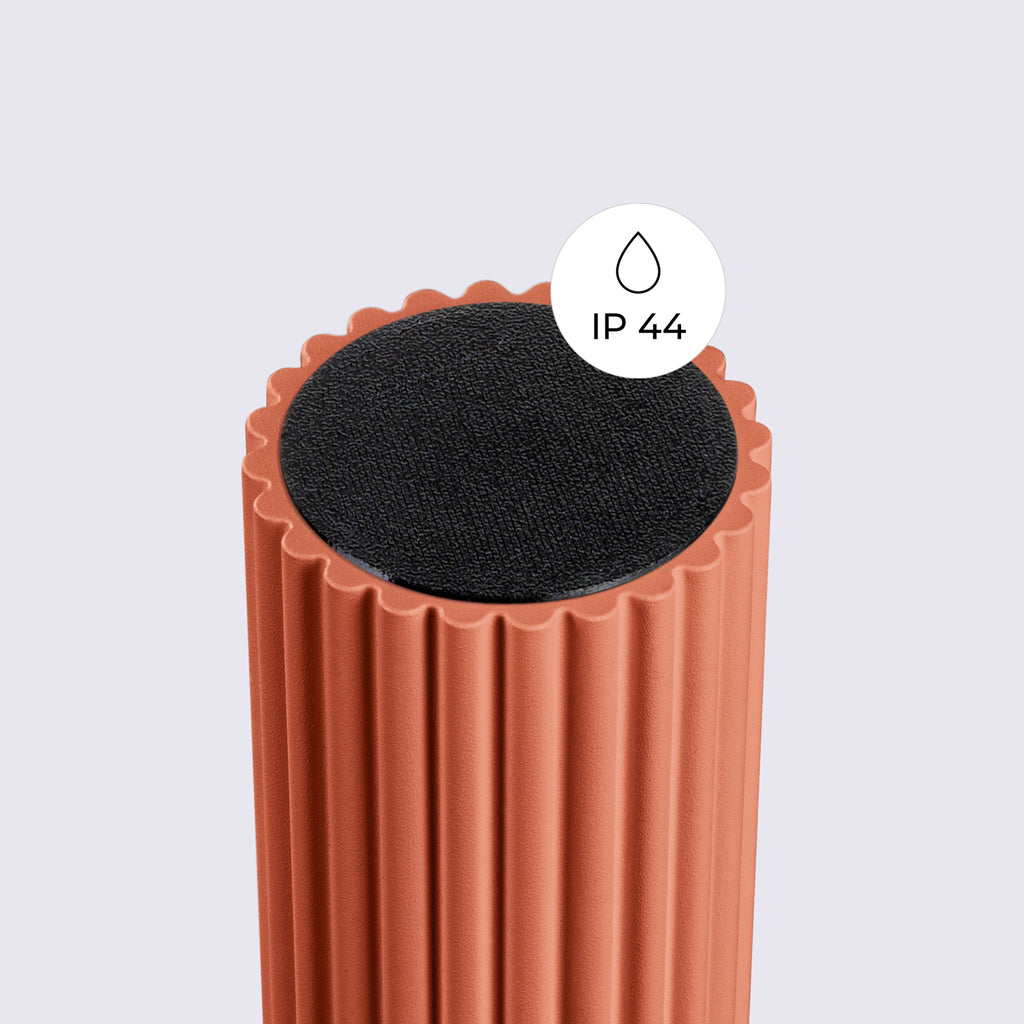 Bad-Deckenleuchte HALO roter Ocker IP44 Sollux Lighting