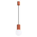 Pendelleuchte HALO 1 roter Ocker Sollux Lighting